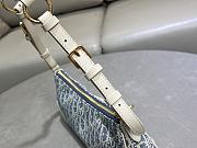 Dior 30 Montaigne Wanderlust Mini Bag Blue 26x12x7cm - 3