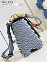 Louis Vuitton LV Twist MM Bag Grey 23x16x8cm - 6