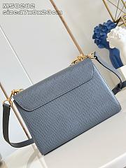 Louis Vuitton LV Twist MM Bag Grey 23x16x8cm - 5