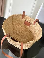 Celine Classic Panier Medium Couffin Raffia 31x23x17cm - 2