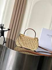 Celine Teen Lola Raffia Effect Bag 20x11.5x5cm - 6