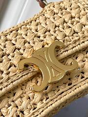 Celine Teen Lola Raffia Effect Bag 20x11.5x5cm - 3