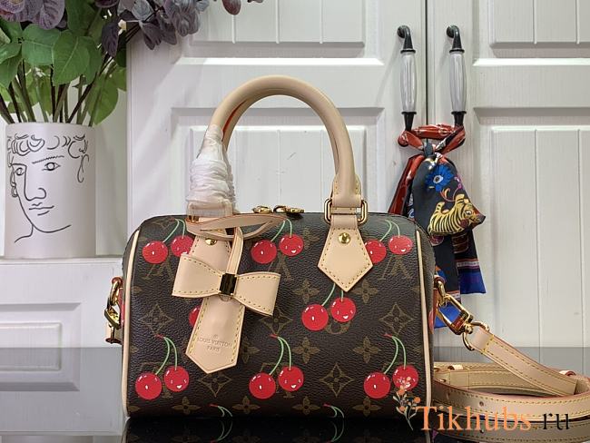 Louis Vuitton LV x TM Speedy Bandoulière 20 Cherry 20.5x13.5x12cm - 1