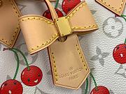 Louis Vuitton LV x TM Alma BB White Cherry 23.5x17.5x11.5cm - 2