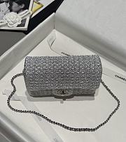 Chanel Small Flap Bag Grey 20cm - 2