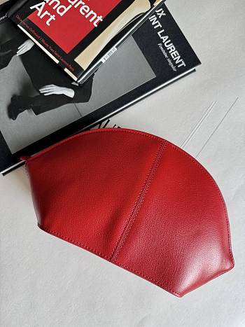 The Row Mel Clutch Ruby 26cm