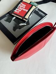 The Row Mel Clutch Ruby 26cm - 5