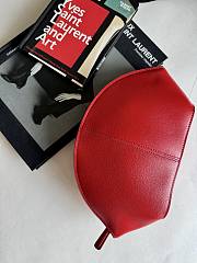 The Row Mel Clutch Ruby 26cm - 4