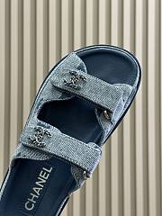Chanel Mules Denim Blue - 3