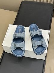 Chanel Mules Denim Blue - 2