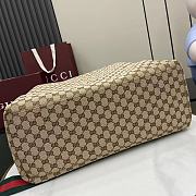 Gucci GG Canvas Medium Duffle Bag Beige 44x36x18cm - 2