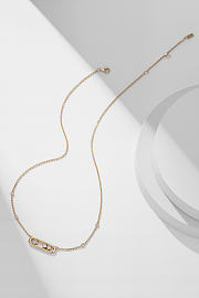 Messika Move Yellow Gold Diamond Necklace - 2