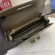 Gucci Bamboo Diva Medium Bag Green 26.6x13x8cm - 4