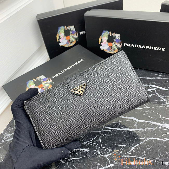 Prada Wallet Black 19x10x1cm - 1