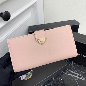 Prada Wallet Pink 19x10x1cm