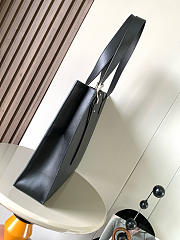 Loewe Buckle Horizontal Tote Calfskin Black 38.7x9.2x32.9cm - 4
