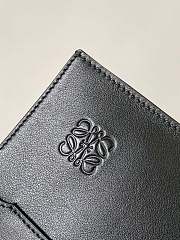 Loewe Buckle Horizontal Tote Calfskin Black 38.7x9.2x32.9cm - 2