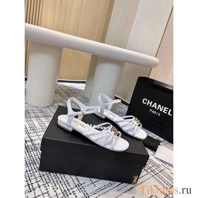 Chanel White Sandal 08 - 1