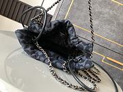 Chanel Mini 22 Handbag Denim 20x19x6cm - 6