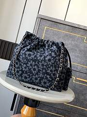 Chanel Medium 22 Handbag Denim 35x37x7cm - 3