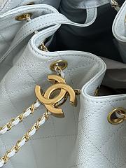 Chanel Medium 25C Hobo Bag Blue Caviar Gold 40x30x15cm - 6