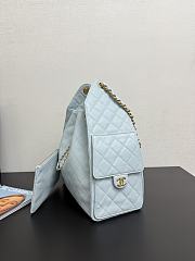 Chanel Medium 25C Hobo Bag Blue Caviar Gold 40x30x15cm - 3