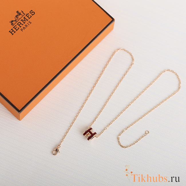 Hermes Red Necklace - 1