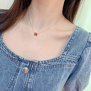 Hermes Red Necklace - 2