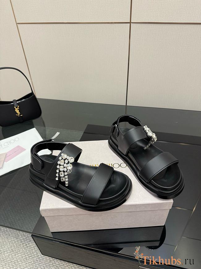 Jimmy Choo Verity Black Sandals - 1