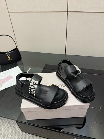 Jimmy Choo Verity Black Sandals