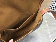 Celine Mini Besace Triomphe Canvas Calfskin 15x11x4cm - 4