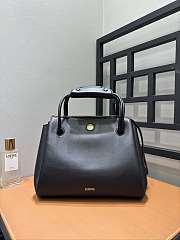 Loewe Medium Madrid Bag Supple Calfskin Black 29x11x23cm - 1