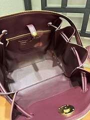 Loewe Medium Madrid Bag Supple Calfskin Wine 29x11x23cm - 5