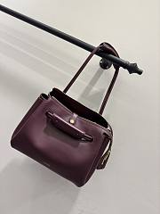 Loewe Medium Madrid Bag Supple Calfskin Wine 29x11x23cm - 4