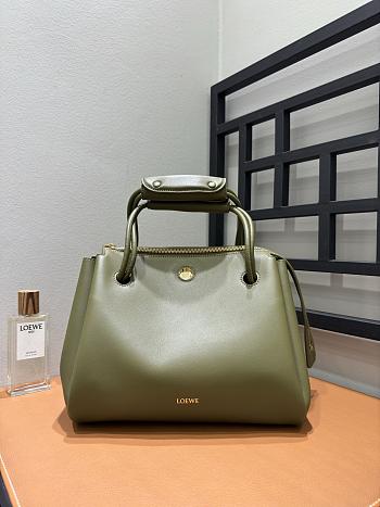 Loewe Medium Madrid Bag Supple Calfskin Green 29x11x23cm