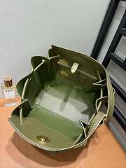Loewe Medium Madrid Bag Supple Calfskin Green 29x11x23cm - 5