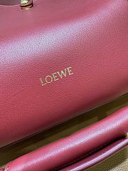 Loewe Medium Madrid Bag Supple Calfskin Red 29x11x23cm - 5
