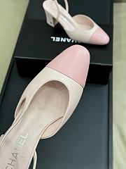Chanel Slingback Pink Pump Heel 6cm - 5