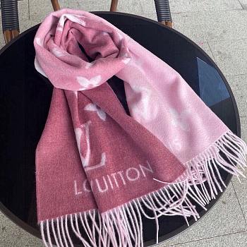Louis Vuitton LV Reykjavik Gradient Rose Scarf 190x45cm
