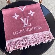 Louis Vuitton LV Reykjavik Gradient Rose Scarf 190x45cm - 3