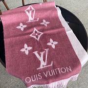 Louis Vuitton LV Reykjavik Gradient Rose Scarf 190x45cm - 2