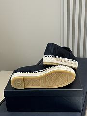 Chanel Espadrille Flat Black - 5