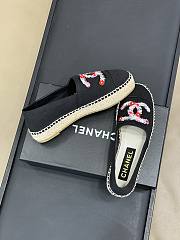 Chanel Espadrille Flat Black - 3