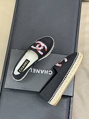 Chanel Espadrille Flat Black - 4