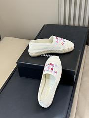 Chanel Espadrille Flat White - 5