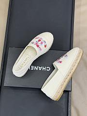 Chanel Espadrille Flat White - 3