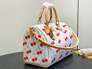 Louis Vuitton LV x TM Speedy Soft 30 Cherry White 30x21x17cm - 6