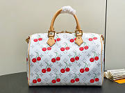 Louis Vuitton LV x TM Speedy Soft 30 Cherry White 30x21x17cm - 3