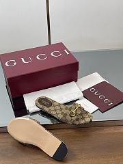 Gucci Horsebit GG Canvas Slides - 2