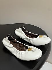 Louis Vuitton LV Nolita Flat Ballerina White - 1
